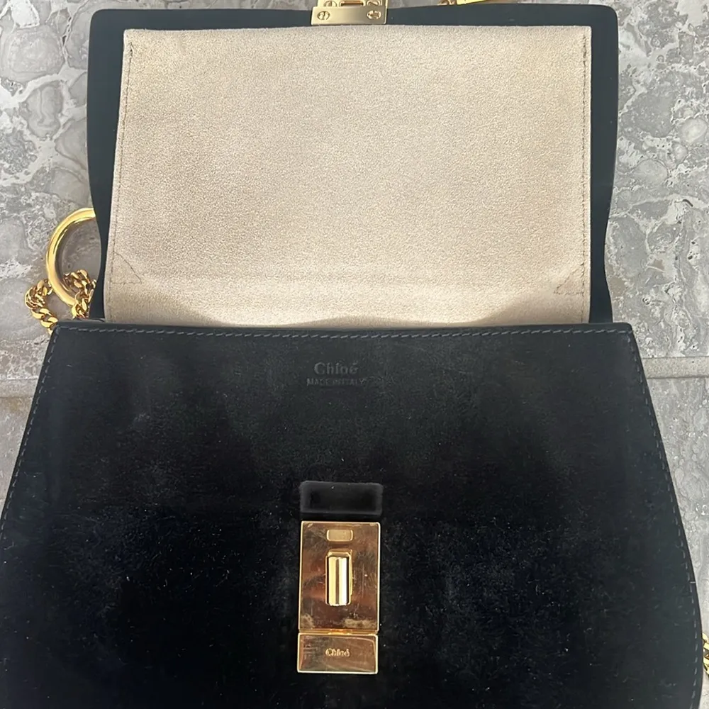 Chloé Drew Leather Shoulder Bag, Crossbody (Made in Italy) EXCELLENT! $1650 - Image 7