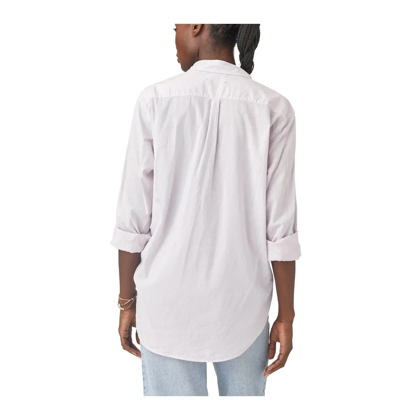 Xirena Beau Lilac Cotton Poplin Long Sleeve Hi - Image 2