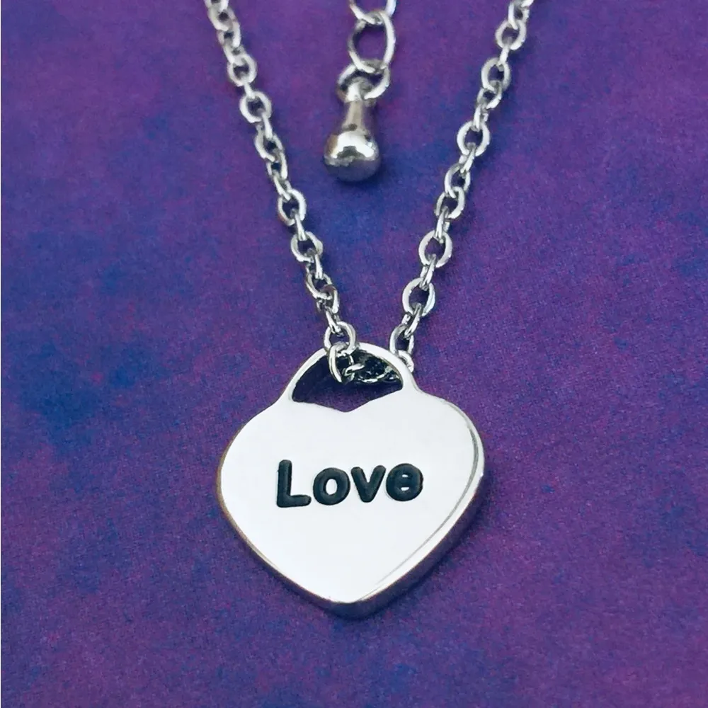 Love Locket Necklace Silver - Image 4