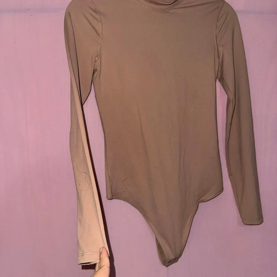 Abercrombie & Fitch Tan SOFT A&F collection thong bodysuit - Image 3