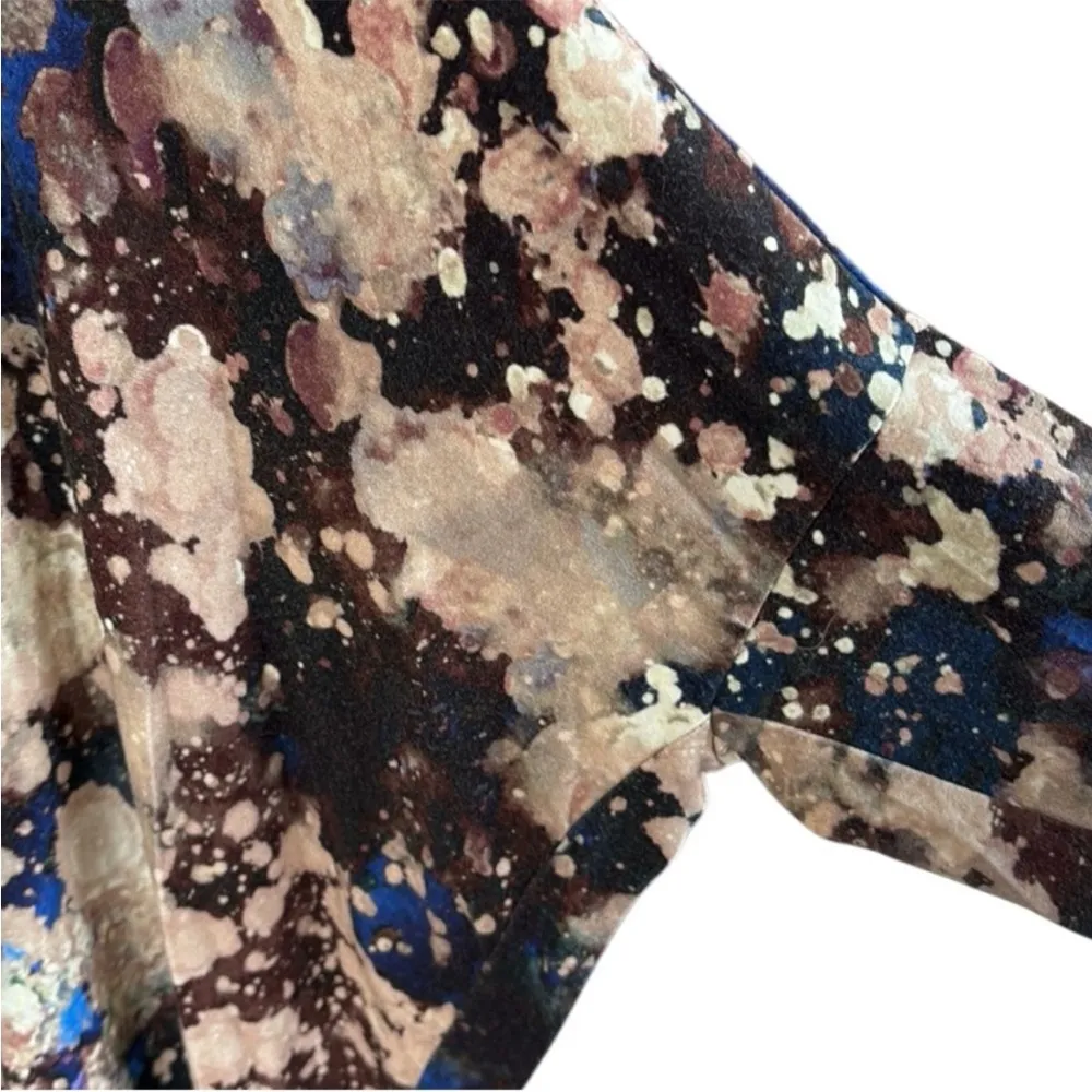 EUC Bryn Walker Damien Galaxy Print Jersey L/S Tunic / Dress Oversized Small - Image 5