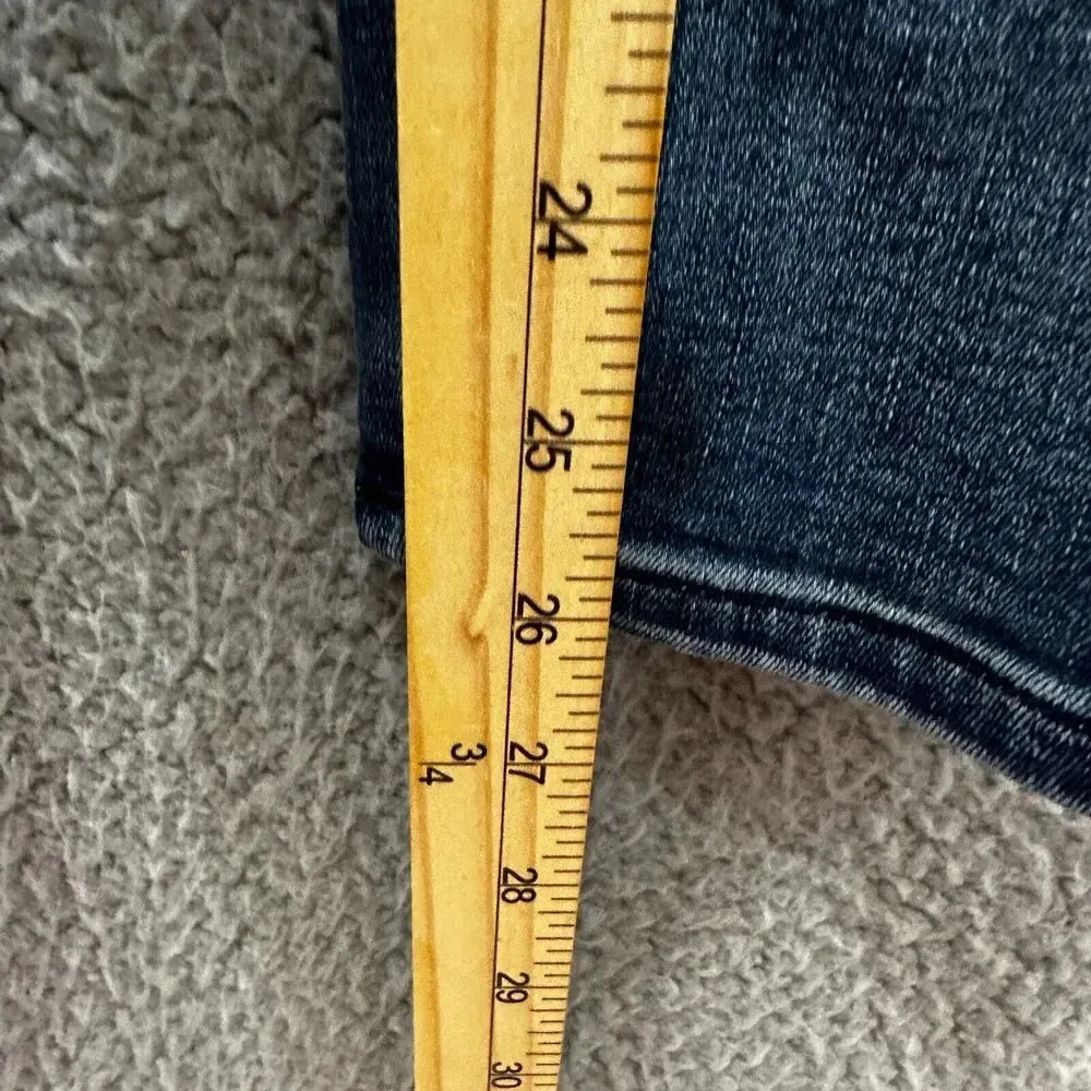 Universal Standard Skinny Ankle Jeans Womens 6 Blue Dark‎ Wash Stretch - Image 3