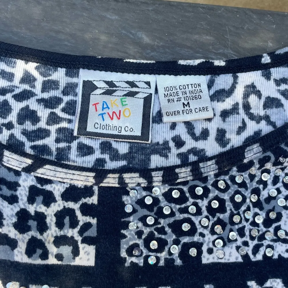 Vintage Take two animal print t - Image 4