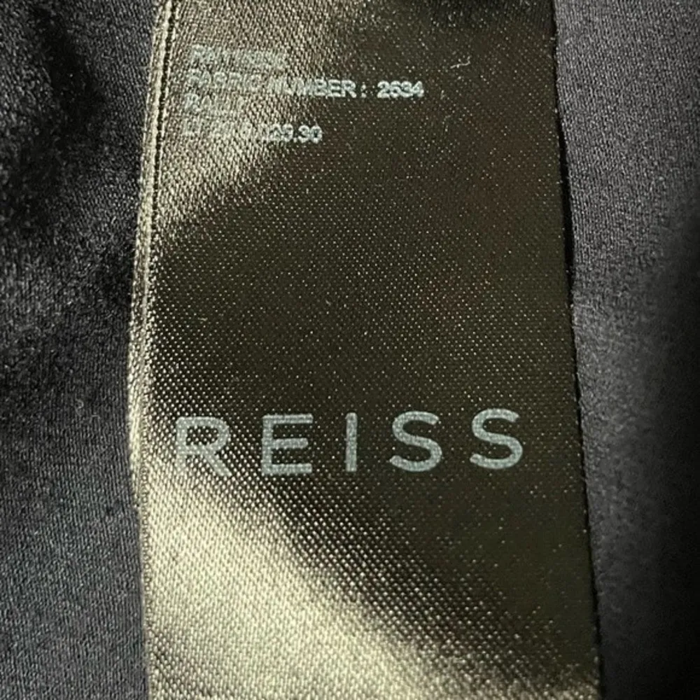 Reiss Ralli Bodycon Floral Lace Dress Blue White Size 0 - Image 5