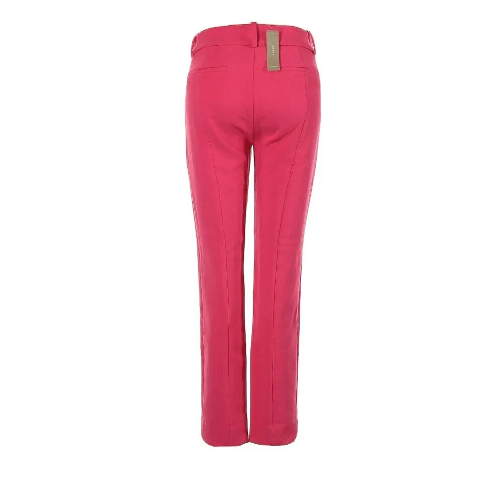 NWT J.Crew Slim Crop Cameron in Bright Rose Pink Four Season Stretch Pants 4 - Image 2