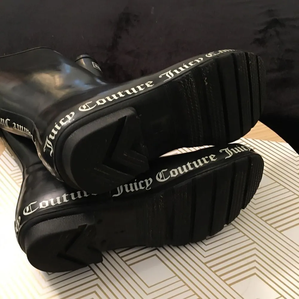 Juicy Couture Black Women's Rain Boots - Image 8