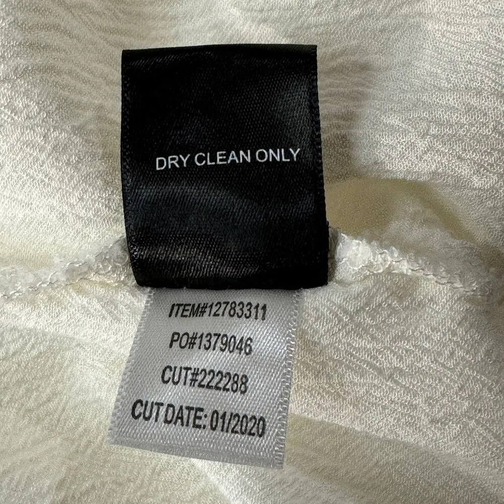 Torrid SZ 3 (3X-Large) Top Button-Up Gauzy Silver Stars Roll-Tab Sleeves Pocket - Image 12