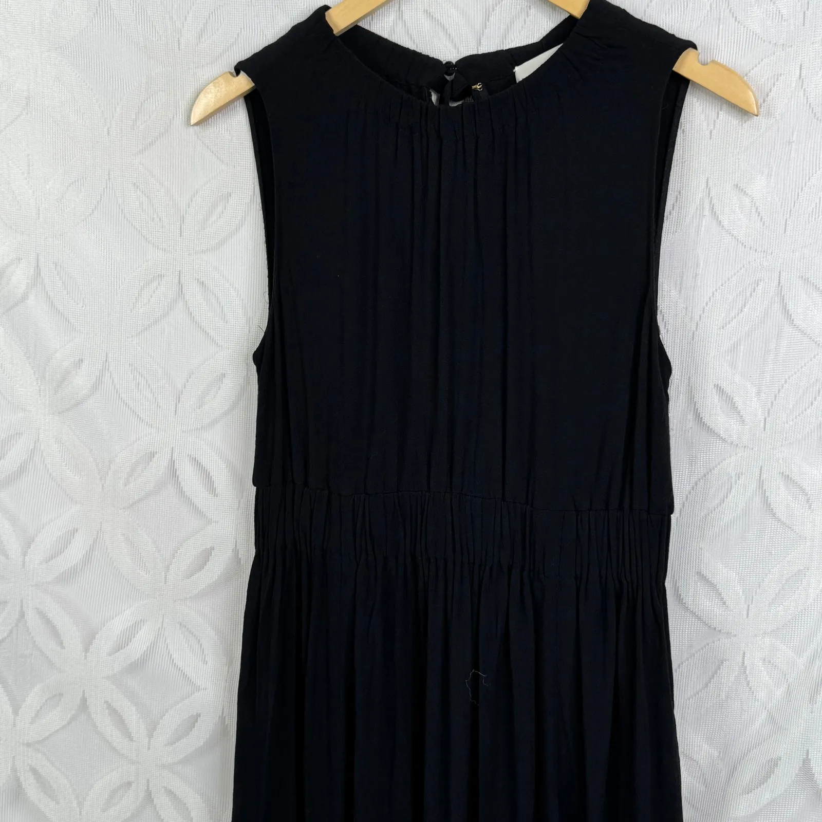 Kate Spade‎ Rio Crepe Tie Little Black Sleeveless Dress Size 8 - Image 5