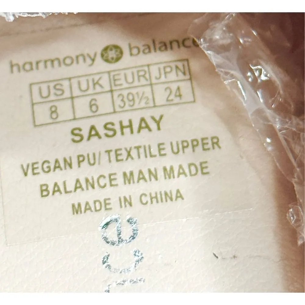 Harmony Balance Mules Womens Size 8 Vegan Leather PU Perforated Slip On Shoes Pink - Image 7