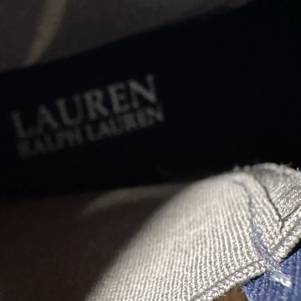 Ralph Lauren Pull on Rain Boot Blue Metallic Muck Boots Womens Sz 6 - Image 6