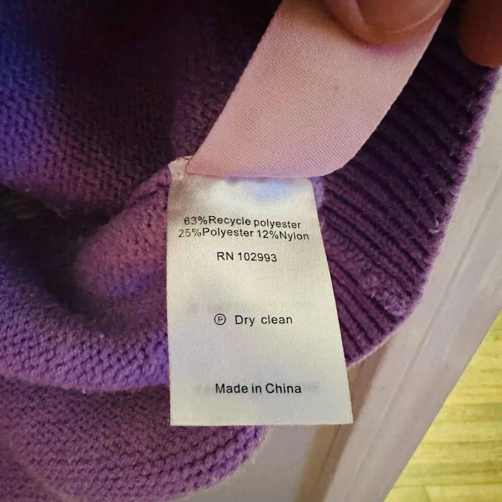 Derek Lam 10 Crosby Fair Isle Wool-Blend Cardigan Size Medium - Image 10