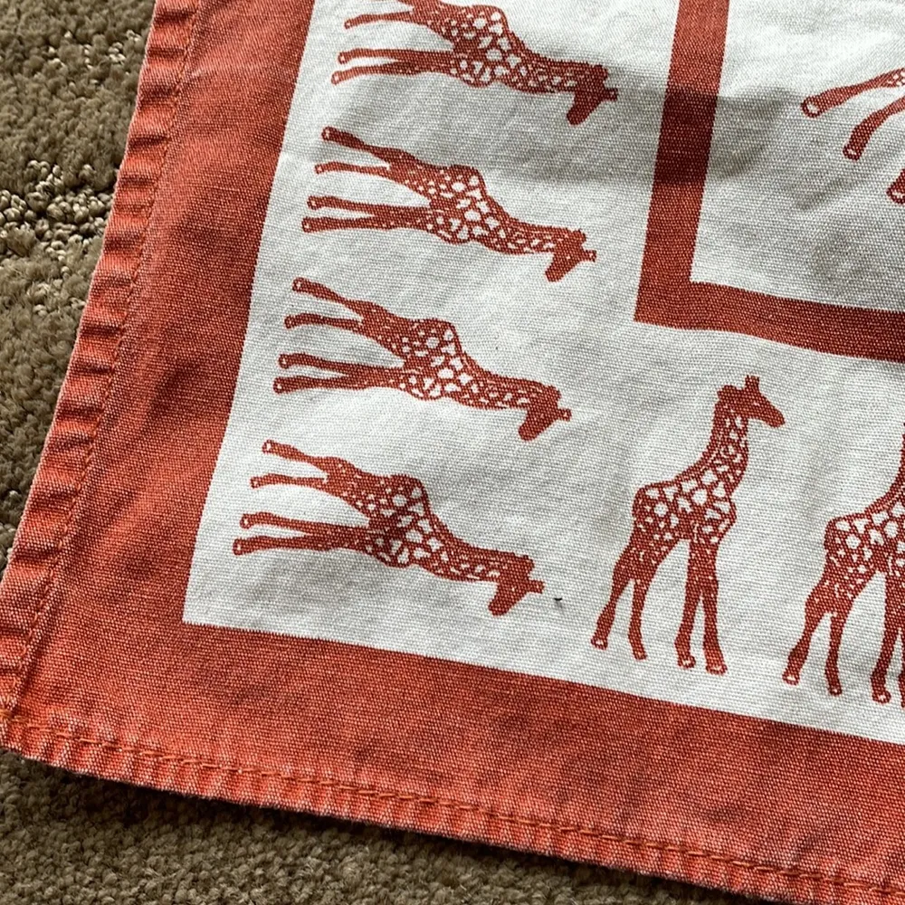 Polynation made in South Africa safari giraffe versatile poplin square scarf - Image 7