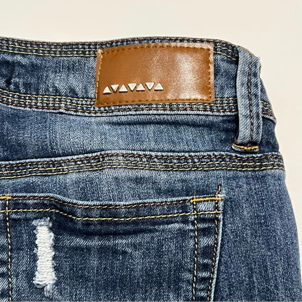 Dollhouse Charley Jeans Medium Wash Distressed Skinny Jeans Size 3 - Image 13