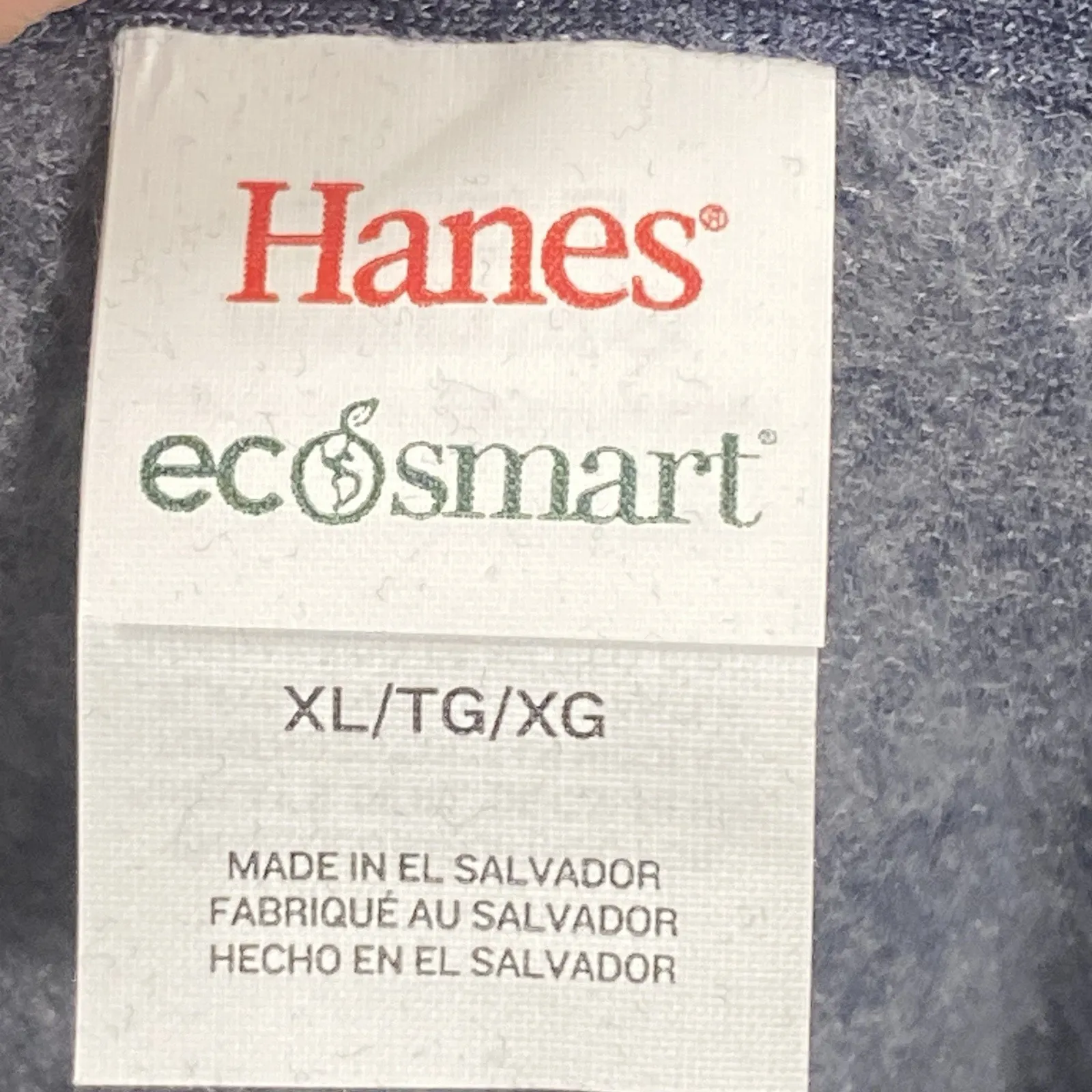 Hanes EcoSmart Hoodie Women's Size XL Blue Sweatshirt Tag Free Comfort Soft - Image 3