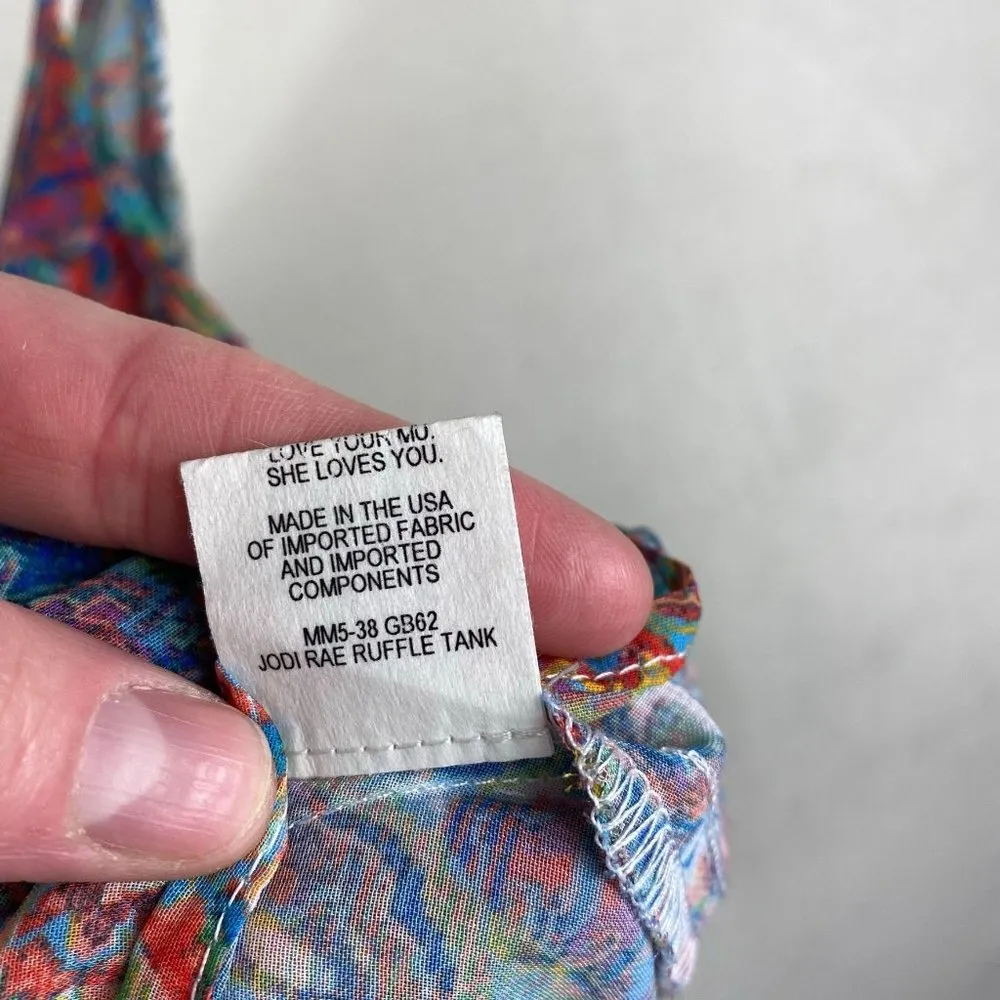 NWT-Show Me Your Mumu Jodi Rae Ruffle Tank- MD - Image 25