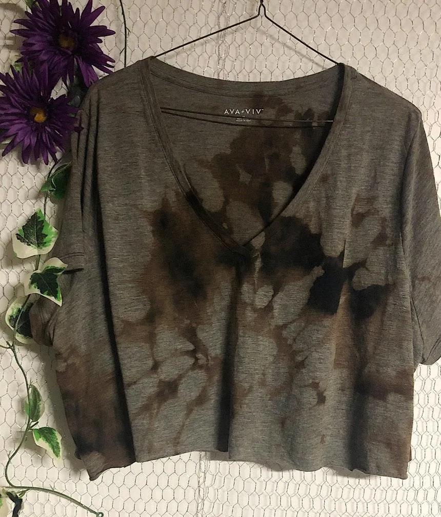 One Of A Kind Tie Dye Crop Top  - Image 2