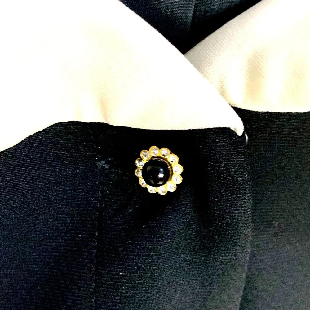 Wednesday Addams Special Occasion Black 2-PC Skirt Suit Size 8 Cosplay Business - Image 4