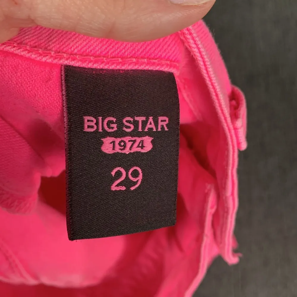 Big Star 1974 Pink Shorts Size 29 - Image 3