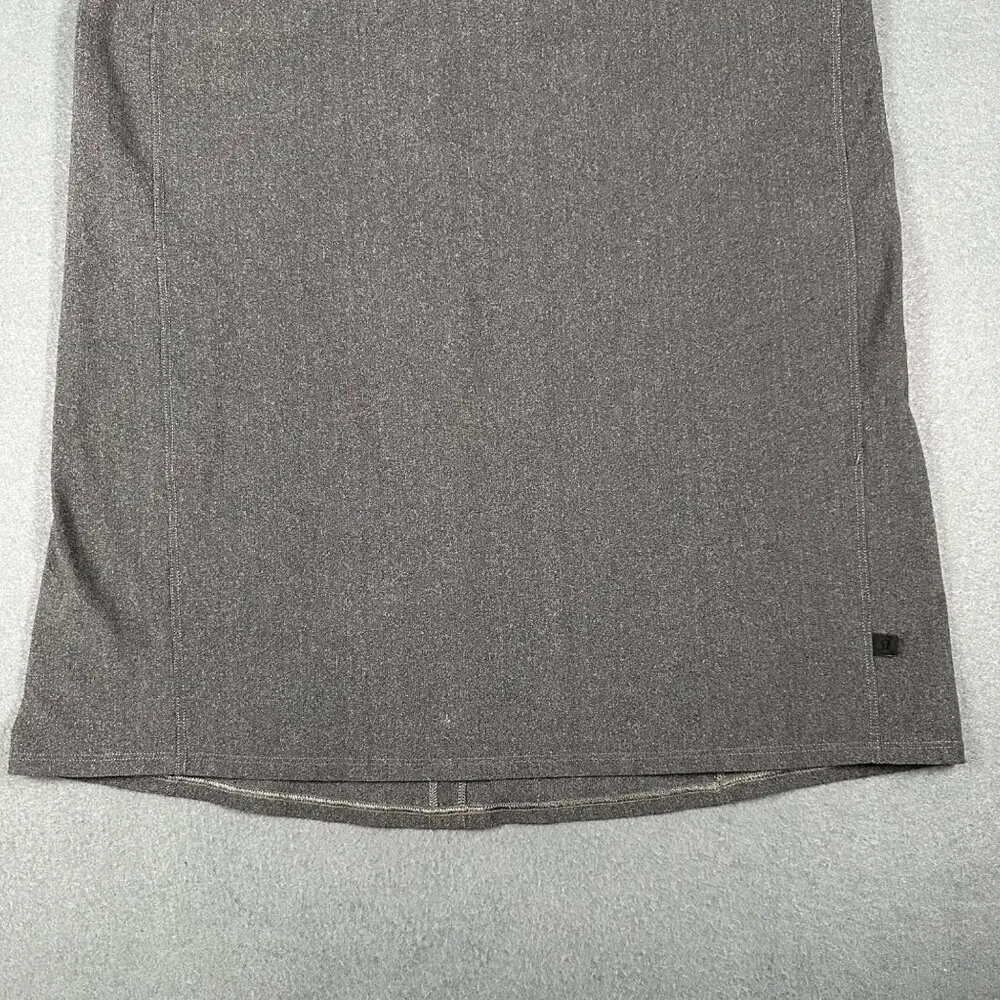 Lululemon Athletica Womens M/8 Dark Gray Criss Cross Strap Open Hole Back Tank - Image 5