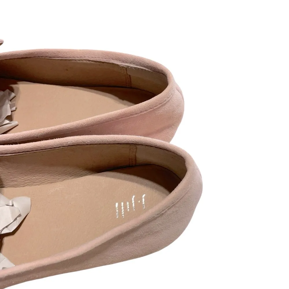 J. Jill Women's 10M Pink Slip On Penny Loafers Suede Moccasins Shoes Size 10 - Image 7