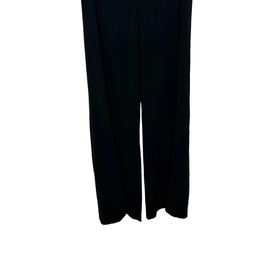 Vintage Jackie Rogers Wide Leg Dress Pants 32 Waist Large Black - Image 5