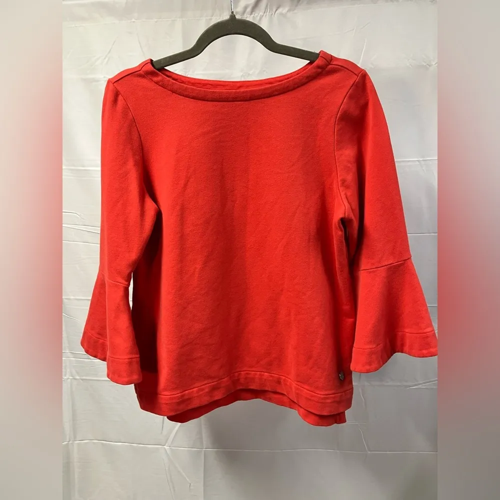 Tommy‎ Bahama Sea Glass Bell Sleeve Crew Neck Sweatshirt Womens size XS - Image 2