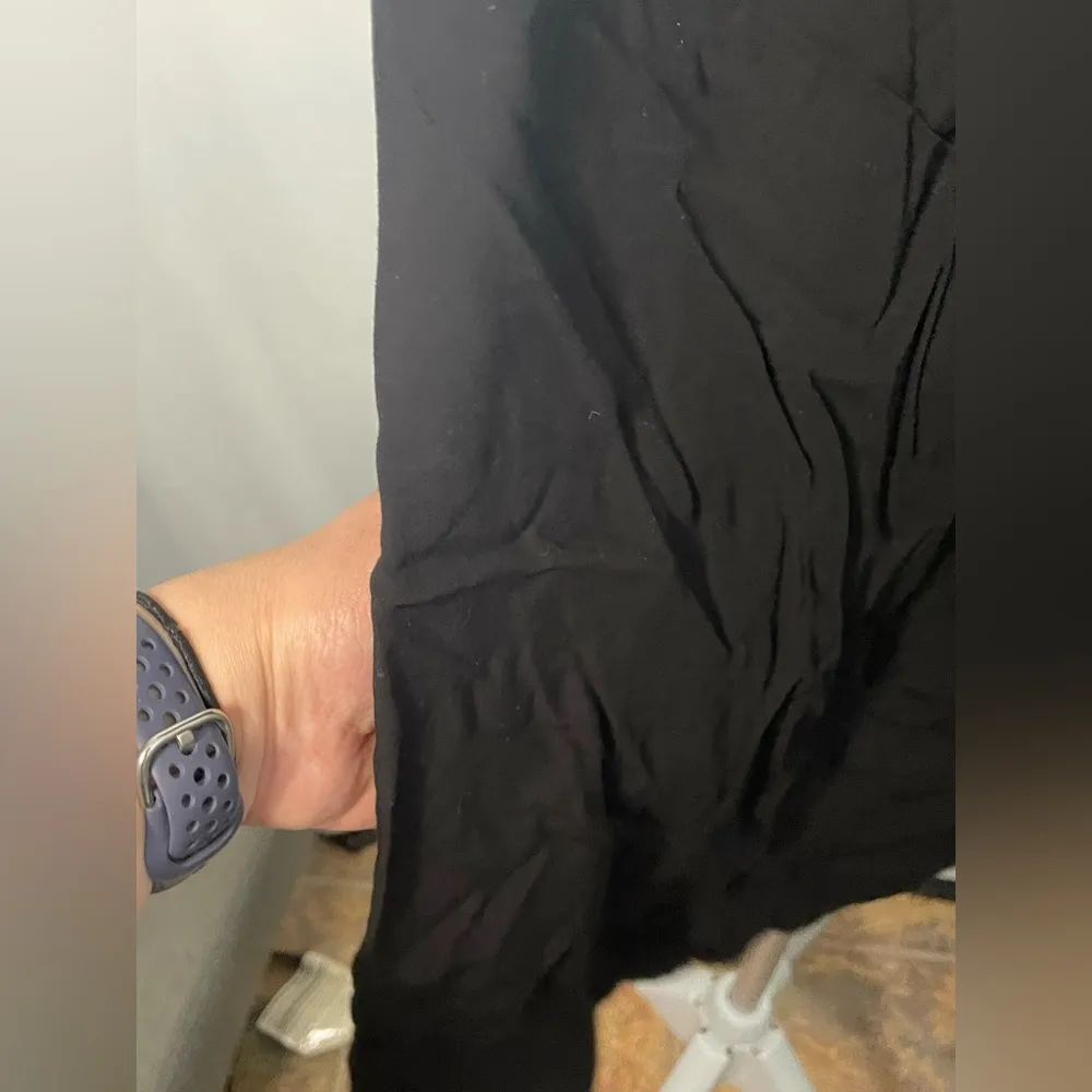 GAP Black V-Neck Women's Tshirt dress swim cover size‎ XL - Image 7