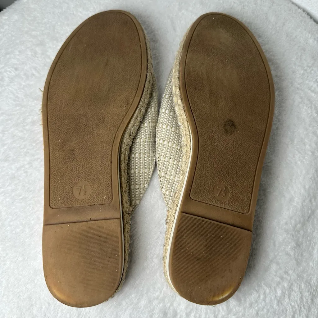Universal Thread Tan  Mae Espadrilles Woven Slip-On Mules - Image 9