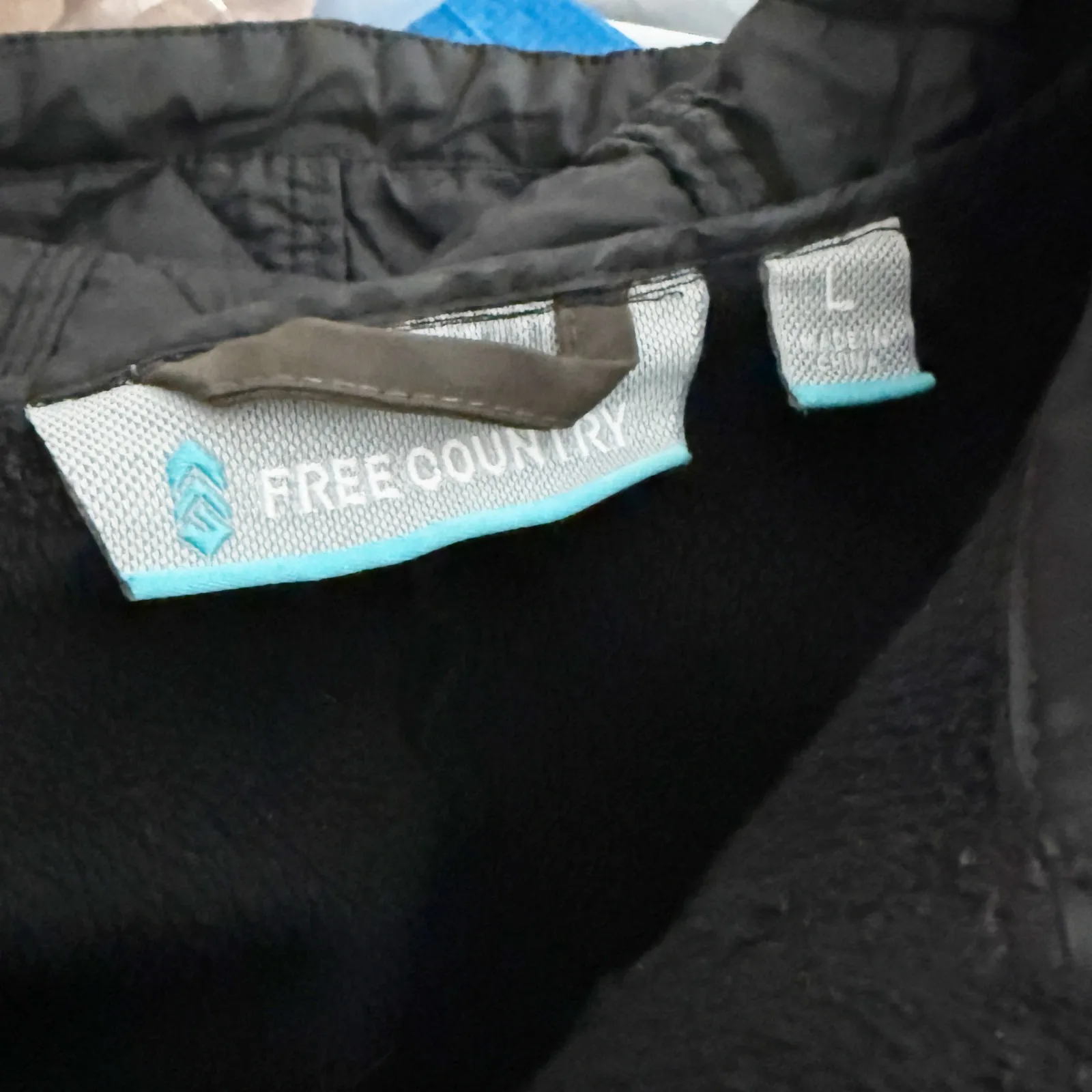 FREE COUNTRY | Jacket Coat Hood Super Softshell Quilted Brown Black | Large - Image 7