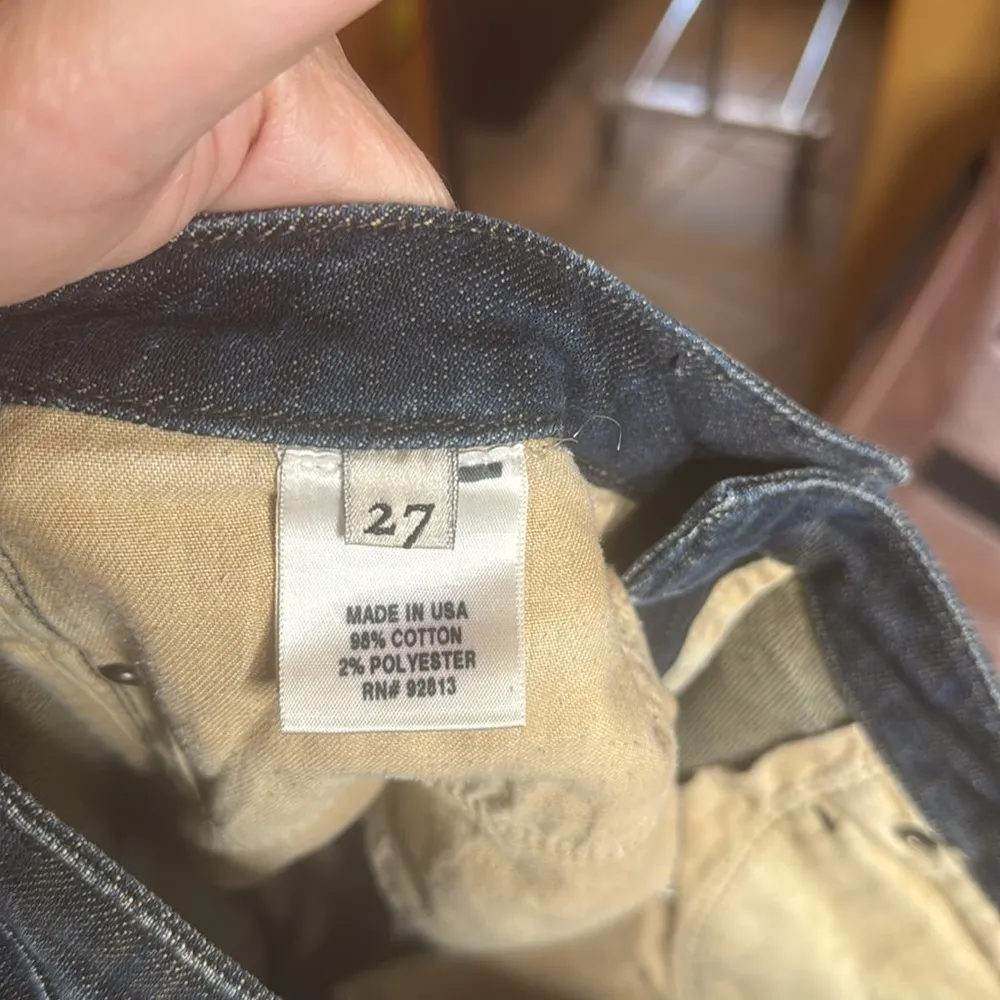 Vintage Y2K Imitation of Christ Blue Straight Leg Jeans Size 27 - Image 7