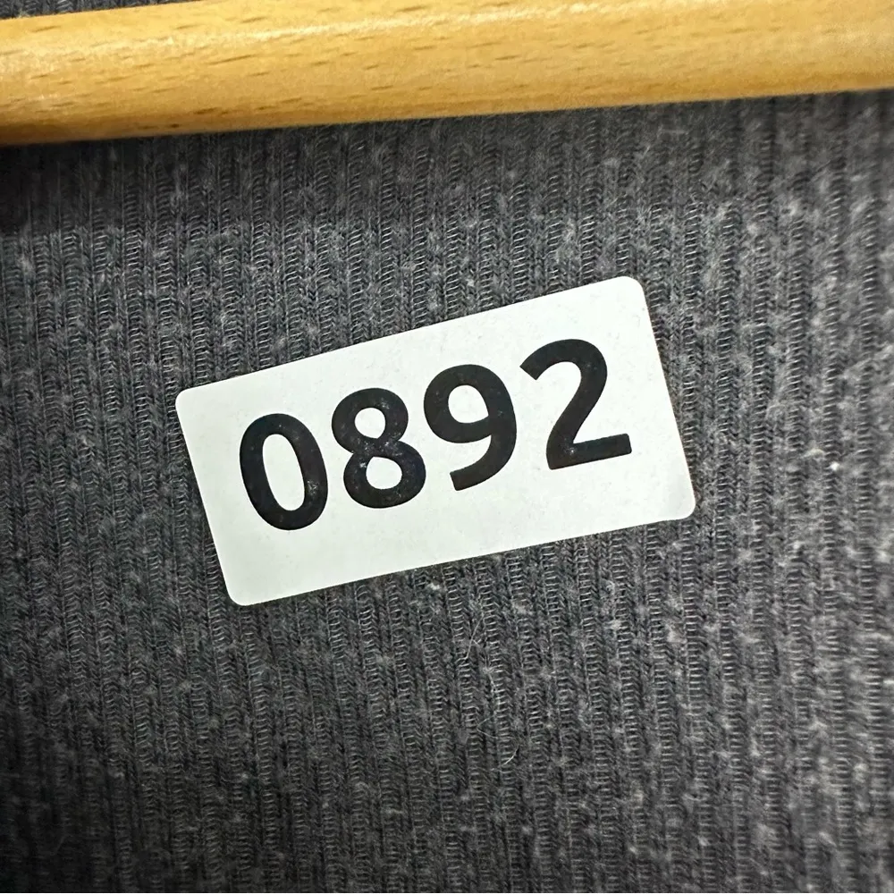 Don’t Ask Why Pullover Hooded Long Sleeve Ribbed V Neck Sweater OS Grey - Image 9