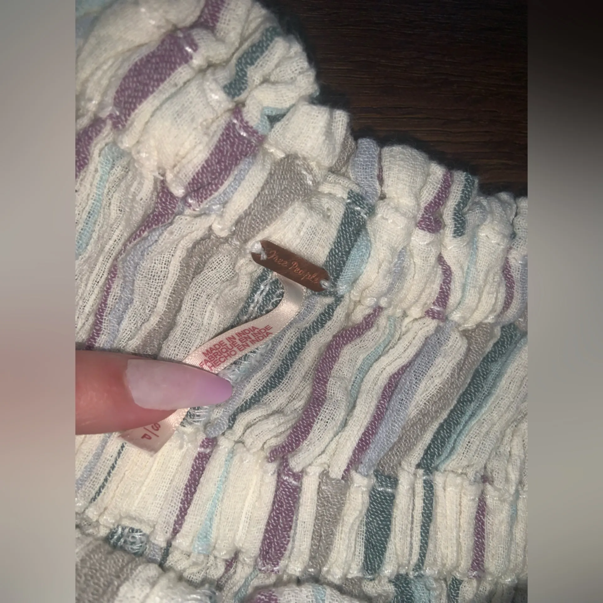 Lust Over Yarn Dyed Pants free people sundrenched stripe casual barrel fall $108 - Image 7