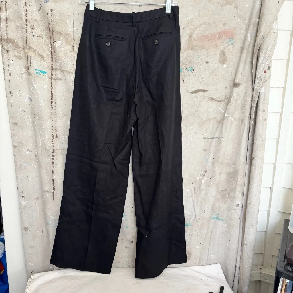 J Crew Wide-Leg Essential Pant in Linen - Image 5