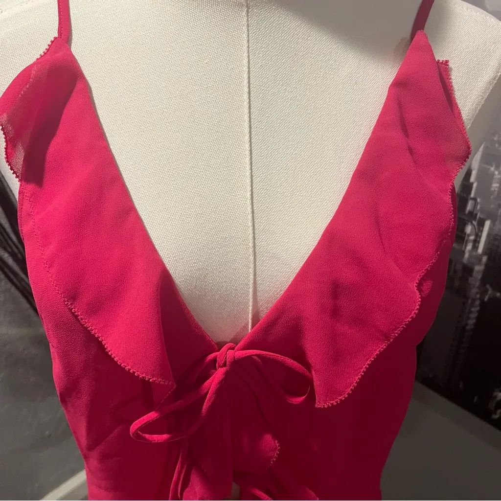 🌺REVOLVE NBD LERRY HOT PINK TIE TOP SIZE MEDIUM🌺 - Image 5