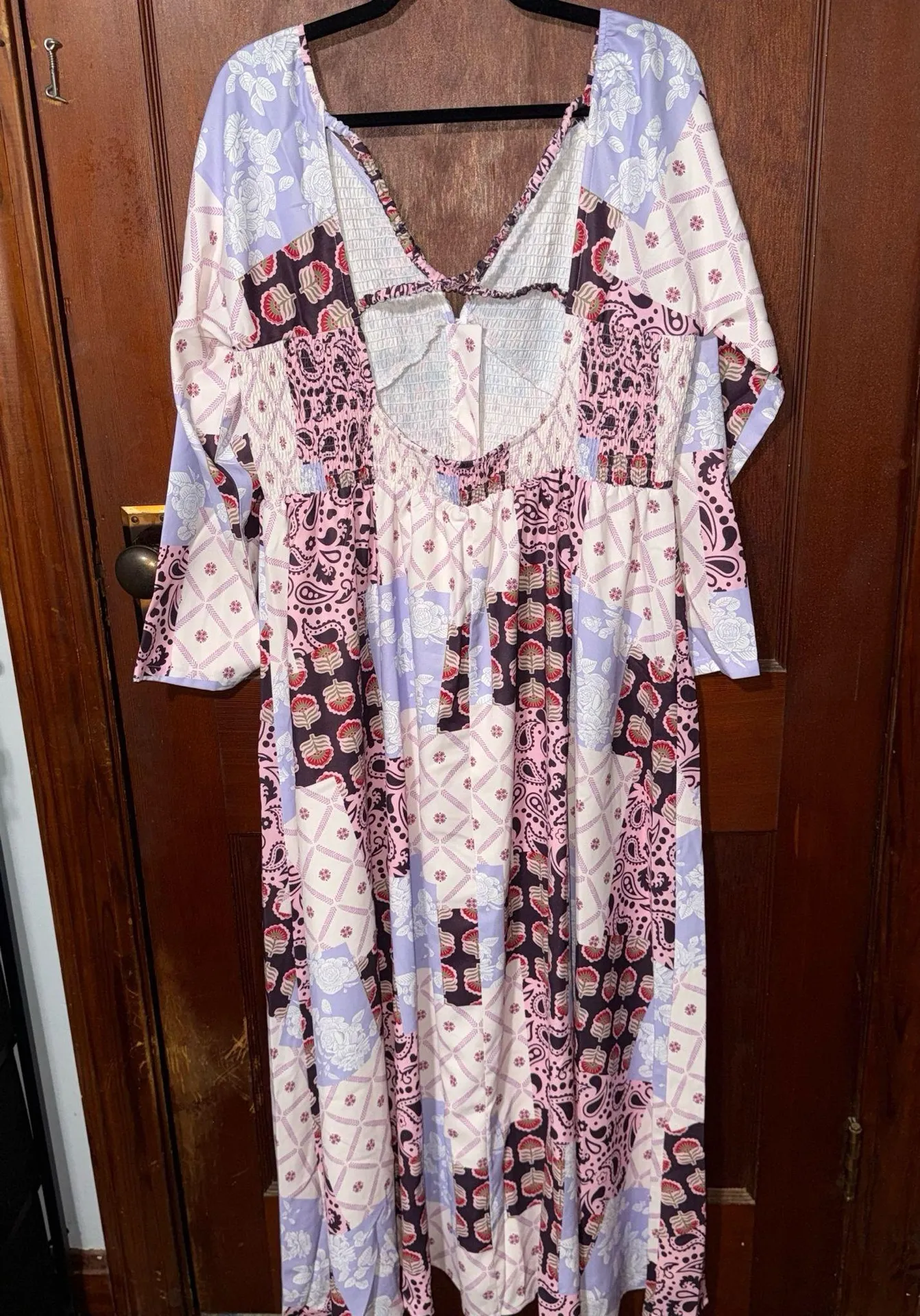 Pink Lily Patchwork Dress - Image 3