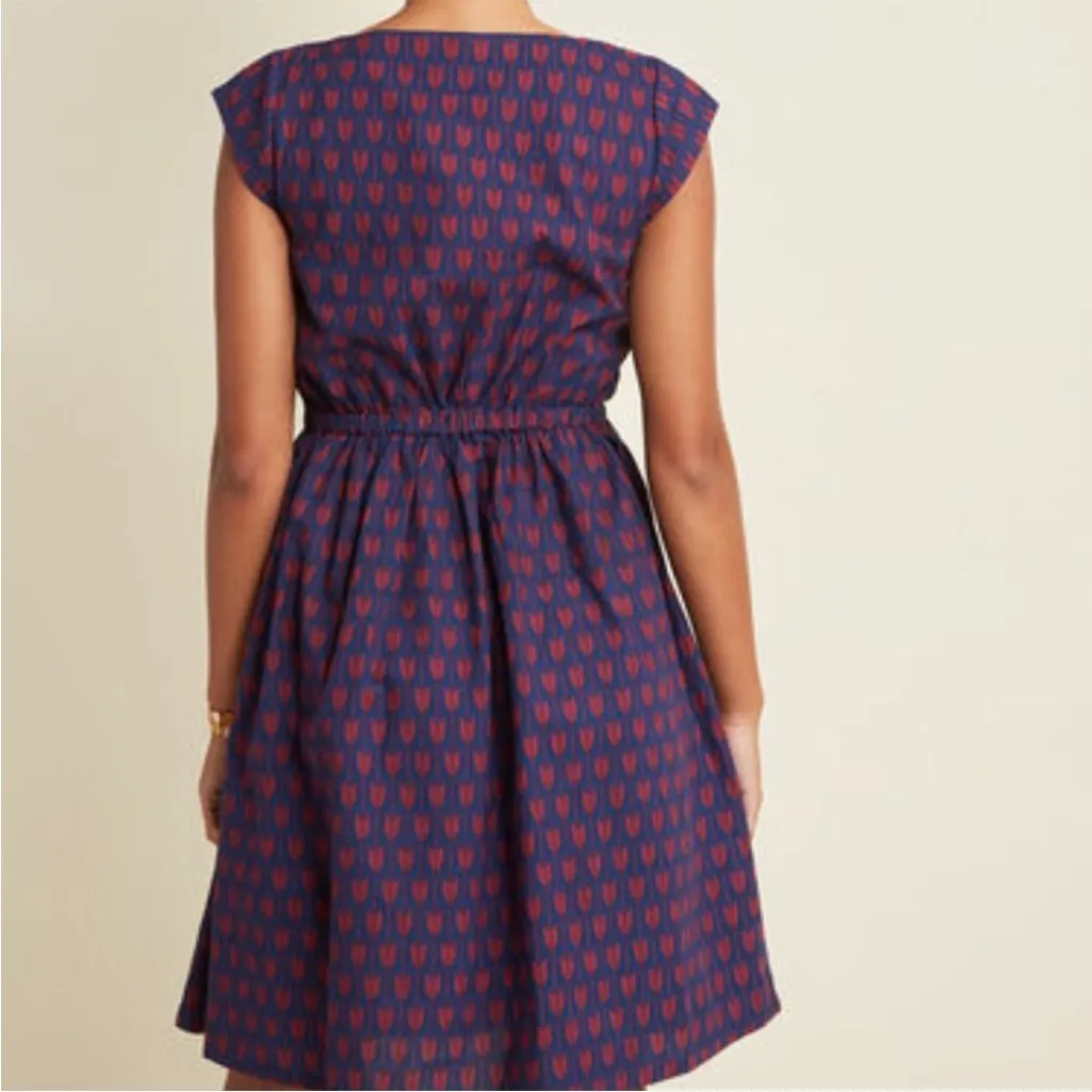 Mata Traders Women's Dark Navy & Burgundy Arrow print Sleeveless A - Image 3