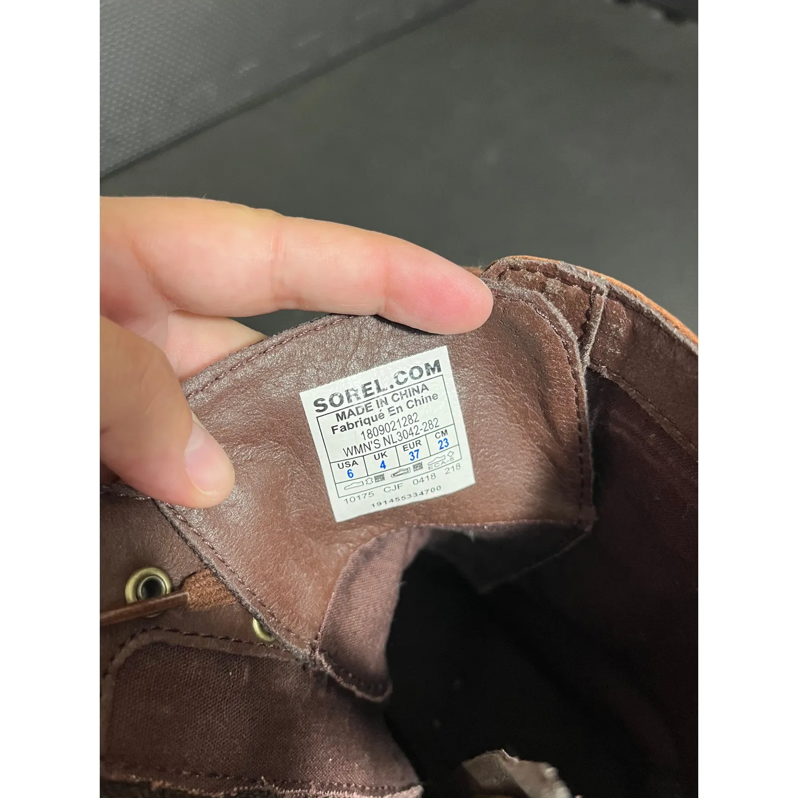 Sorel Emelie‎ Conquest NL3042-282 Boot Brown 1809021282 Women's Size 6 Leather - Image 7