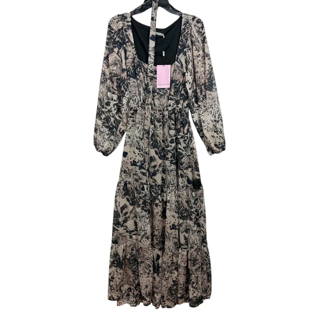 Alec les filles NWT printed wild horses maxi dress 4 S - Image 2
