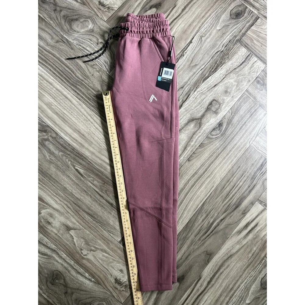 ALPHALETE WOMEN'S ELMTS ZIP JOGGER -Mauve, Size Small - Image 2