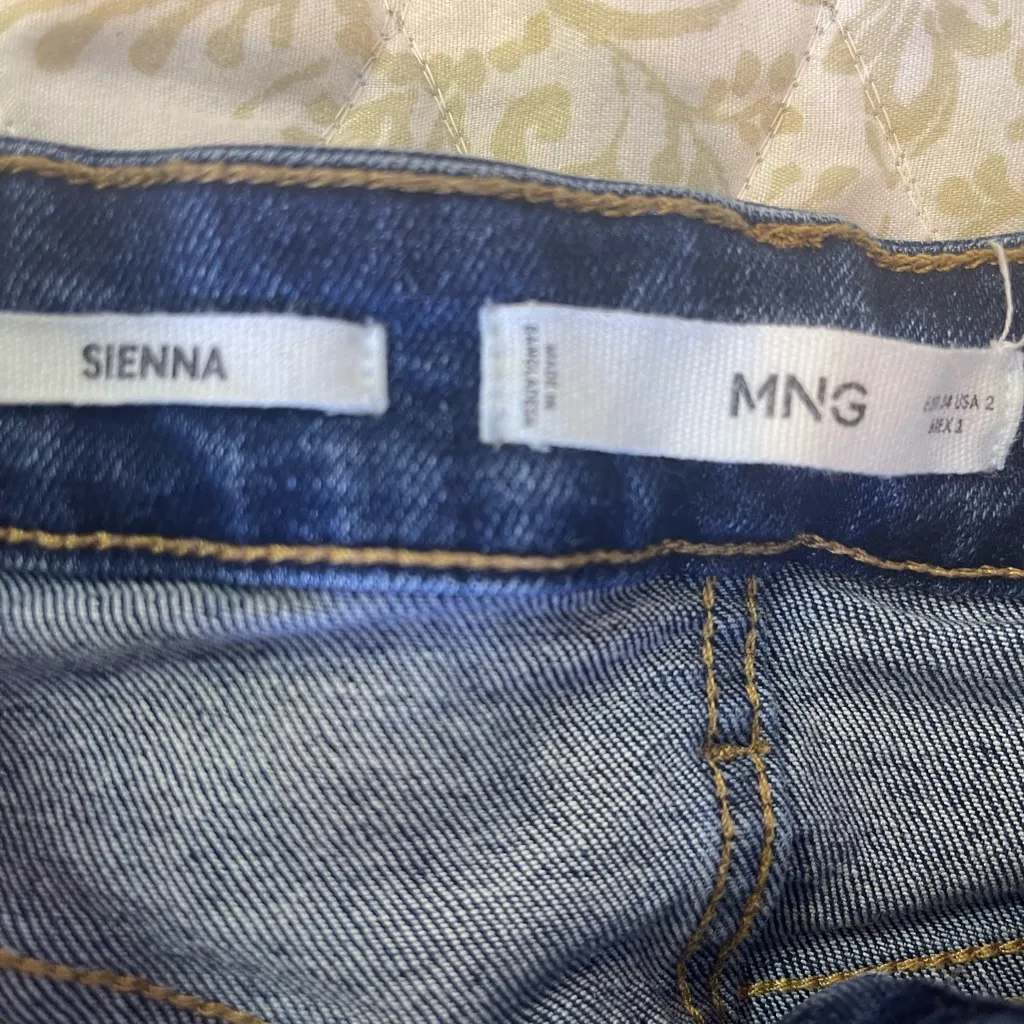 MNG Mango “Sienna” Raw Hem Jeans - Image 4