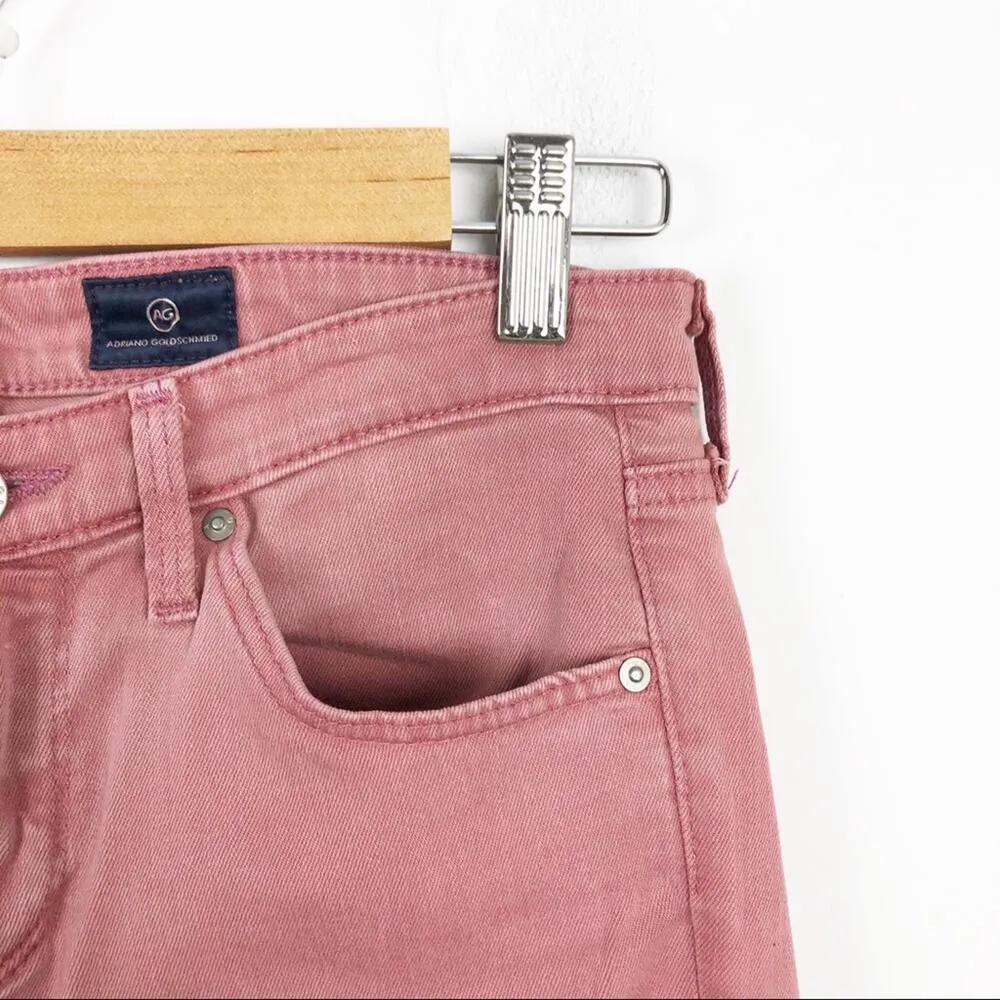 Adriano Goldschmied The Legging Ankle Skinny Jeans Size 26 Pink - Image 8