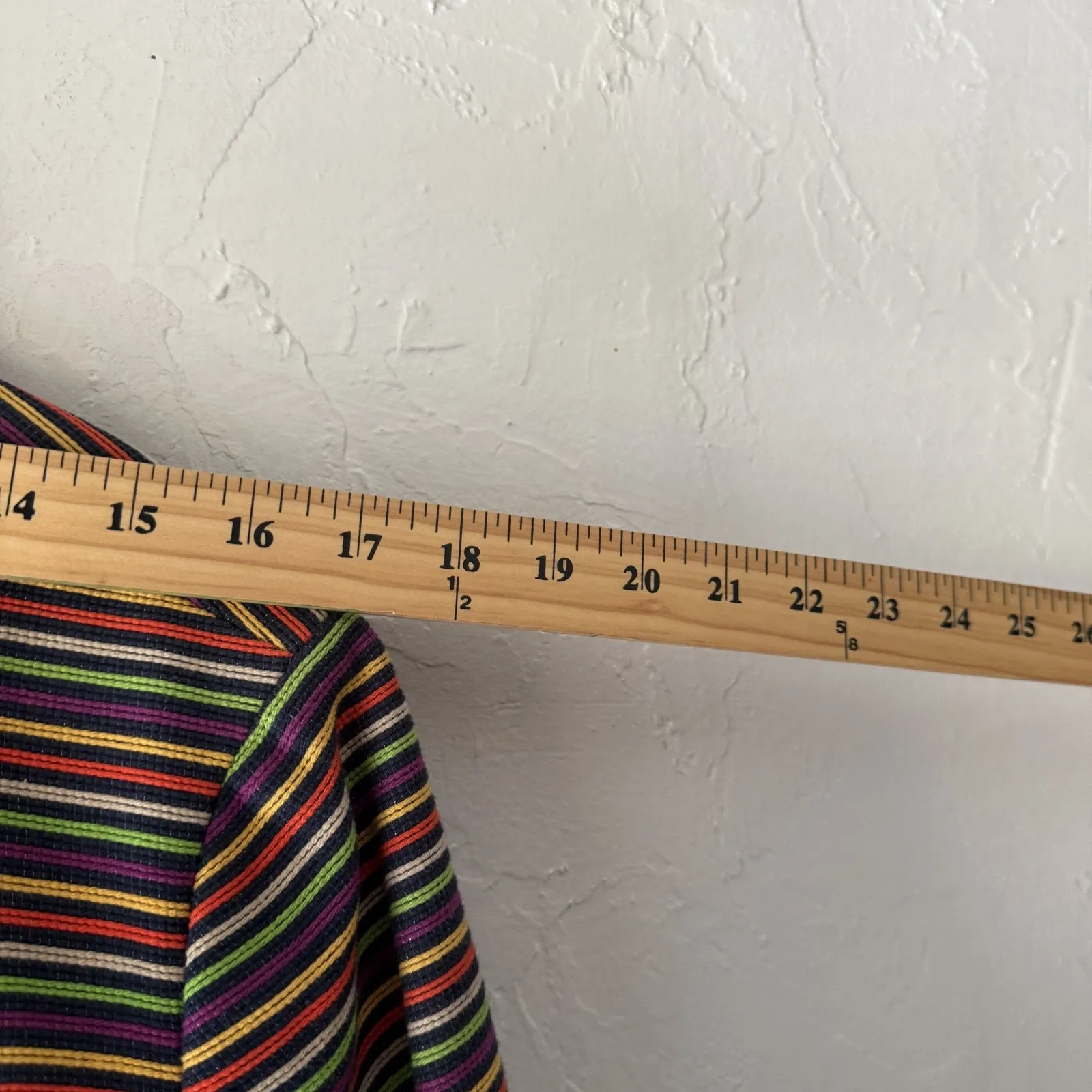 Talbots Blazer Womens 22WP Striped Two Button Lined Cotton Blend Jacket Plus Siz - Image 10