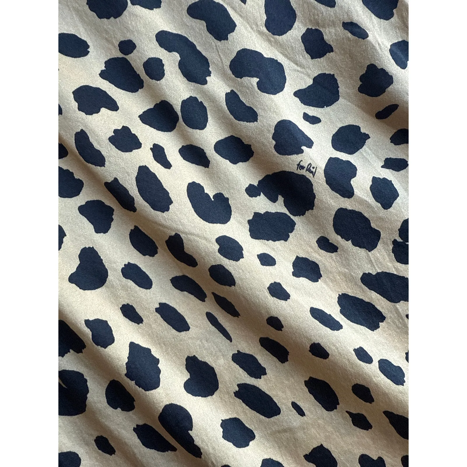 Realisation Naomi Leopard Silk A-Line Midi Slip Skirt Size XS XSmall - Image 2