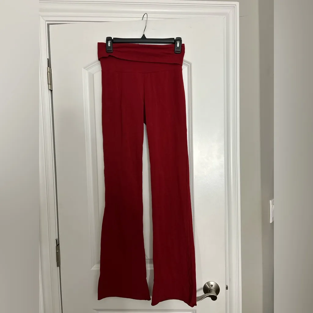 Skims Cotton Jersey Foldover Pant - Image 3