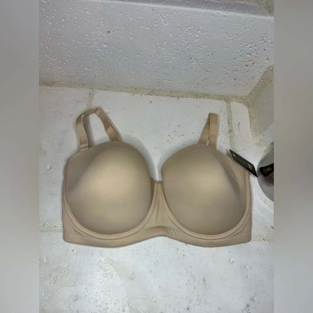 Wacoal Red Carpet Strapless sand/nude Underwire Bra 34 DDD - Image 2
