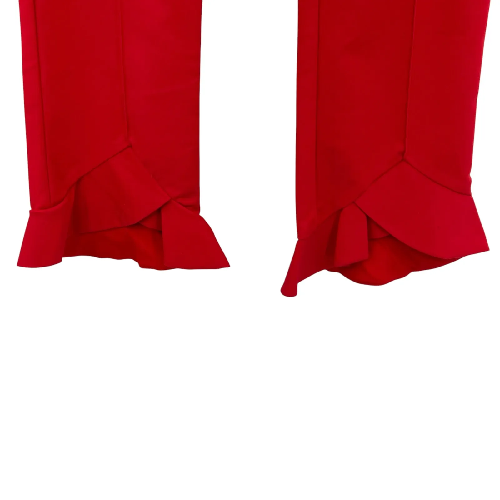 C/meo Collective Forgive Pants‎ Crop Flared High Waist Red Size Medium - Image 7