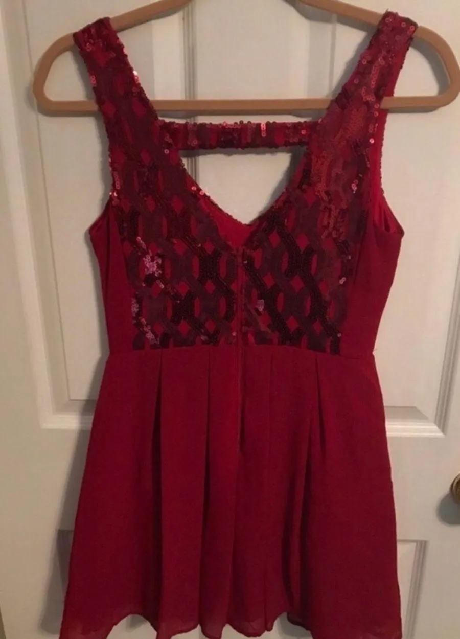 Red Party Dress - Image 2