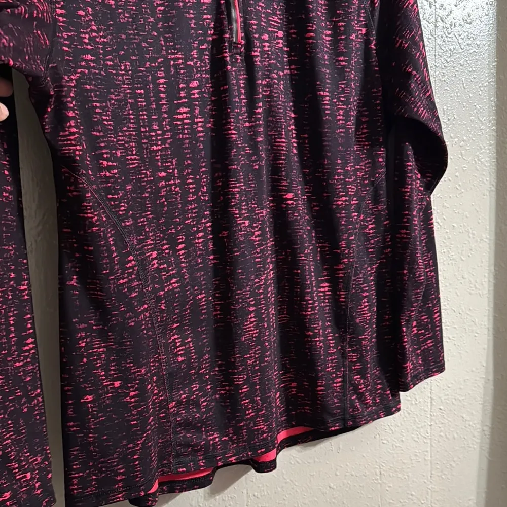 Champion Duo Dry Womens Medium 1/4 Zip Long Sleeve Pullover Black Size XXL - Image 7