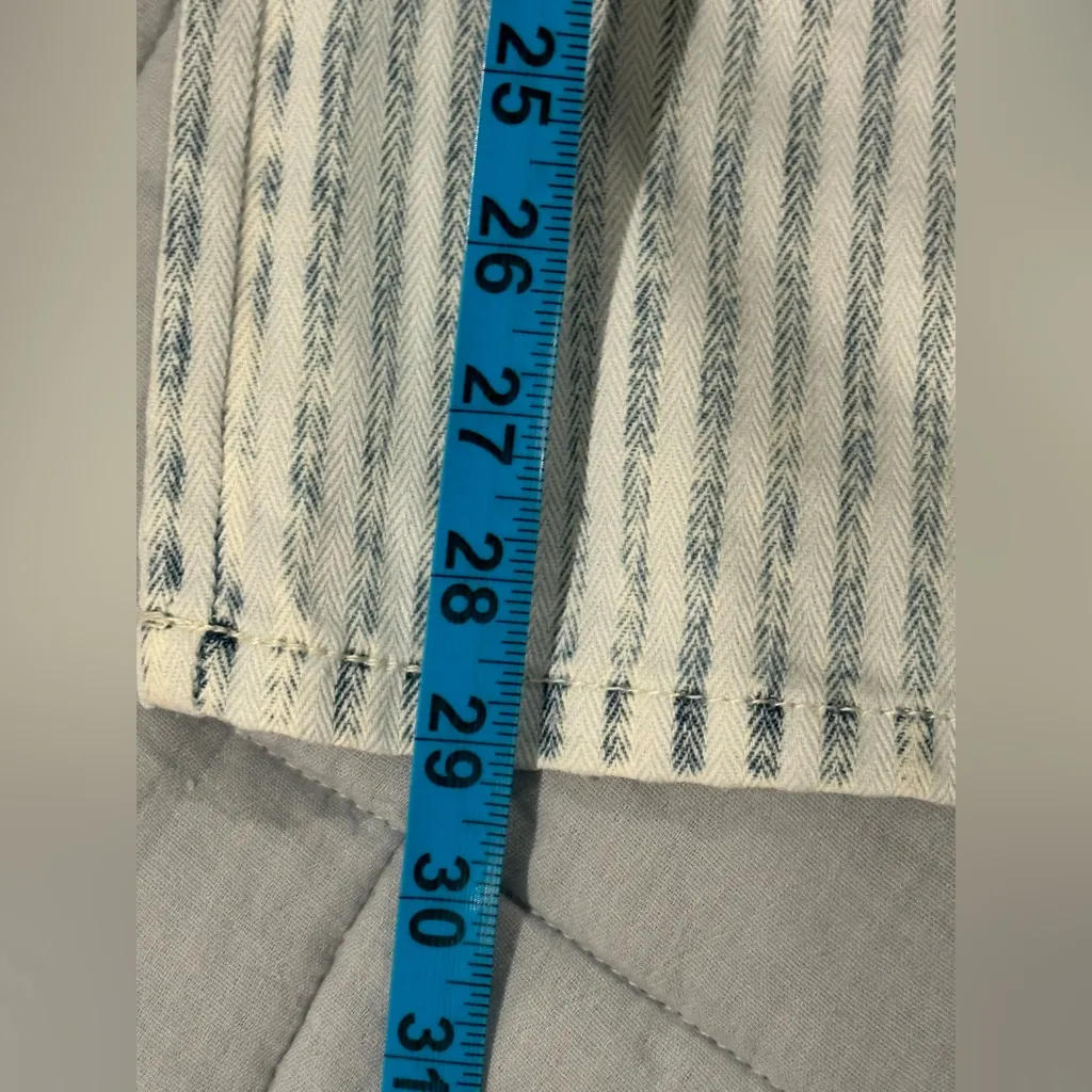 Faherty TopSail Railroad Stripe Overalls New with tags size Large - Image 14