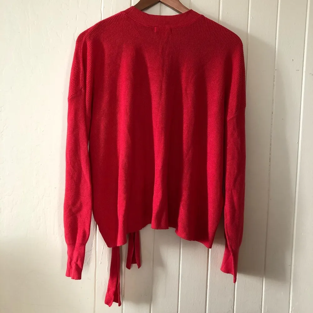 Abound NWT  Solid Tie Front Sweater - Image 6